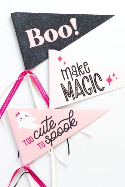 Halloween pennants